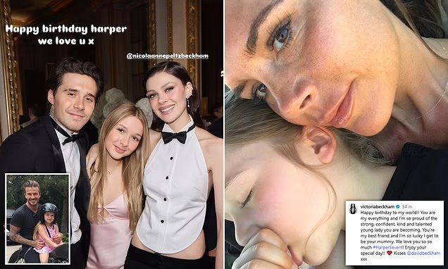 Brooklyn Beckham uron Harper-in për ditëlindje mes zërave për tension familjar