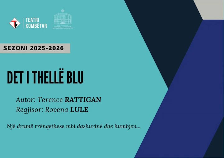 ‘Det i thellë blu’ në mesin e risive të sezonit të ri në Teatrin Kombëtar të Tiranës