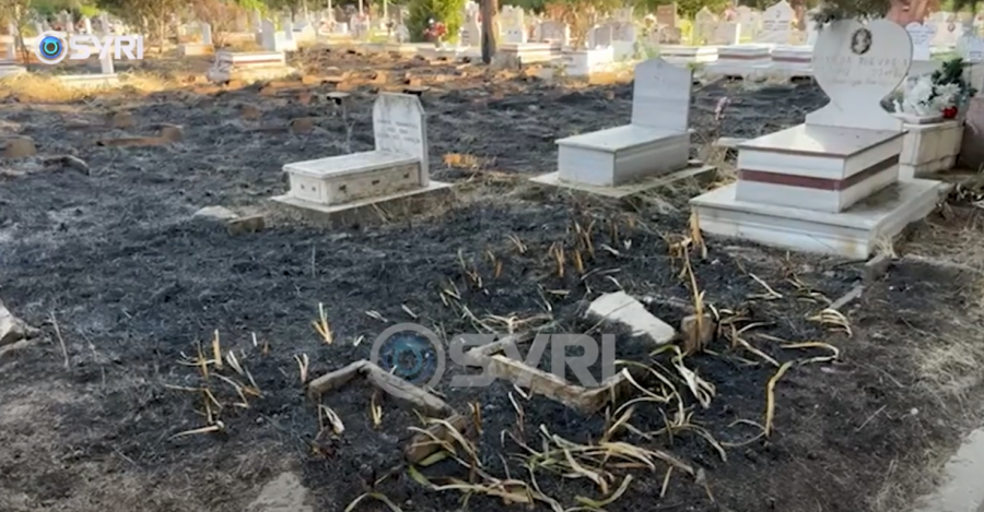 E rëndë në Elbasan/ U vihet zjarri disa varrezave, s’dihen autorët