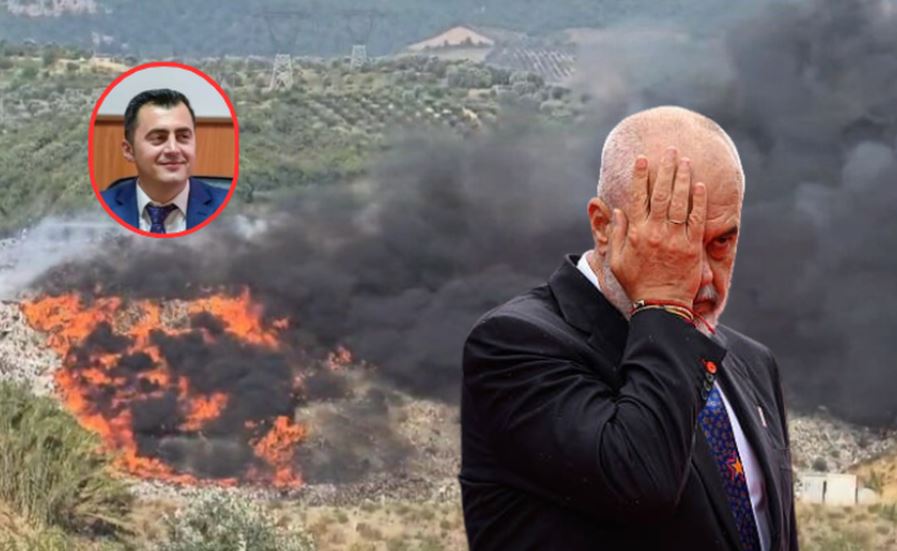 Elbasani pesë ditë nën tymin toksik/ Urdhëri i Ramën shkon në ‘vesh të shurdhur’, mbetjet vazhdojnë të digjen