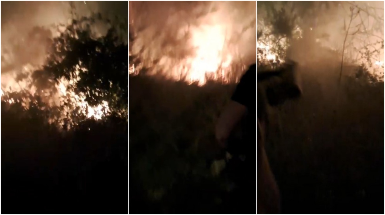 Gjirokastër/ Zjarr pranë nënstacionit të vjetër elektrik