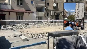 Hapësira e përbashkët e pallatit e kthyer në vendparkim privat/ Procedohet penalisht 39-vjeçari