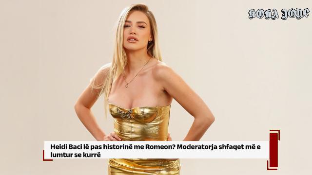 Heidi Baci lë pas historinë me Romeon? Moderatorja shfaqet më e lumtur se kurrë
