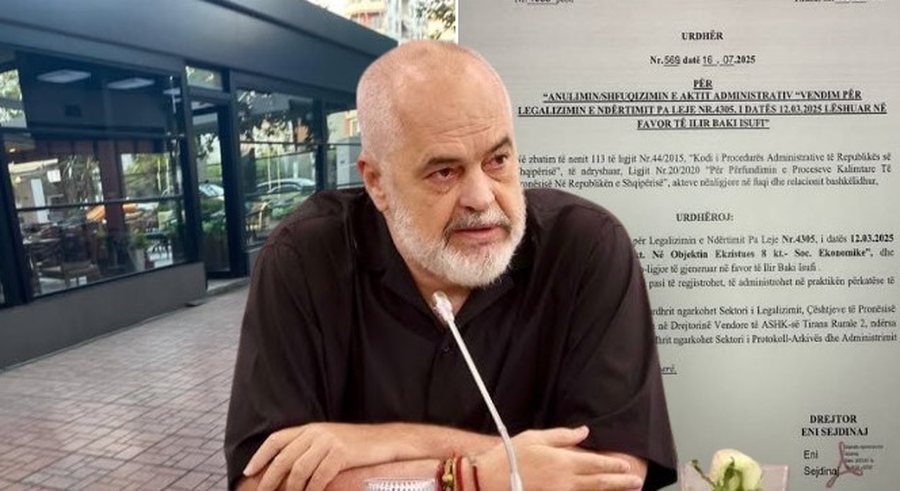 Hipoteka vatër korrupsioni dhe paligjshmërie, Edi Rama zbardh faktet për legalizime skandaloze në hapësira…