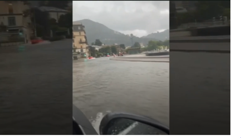 Italia përfshihet nga moti i keq, përmbytje në Komo dhe Milano