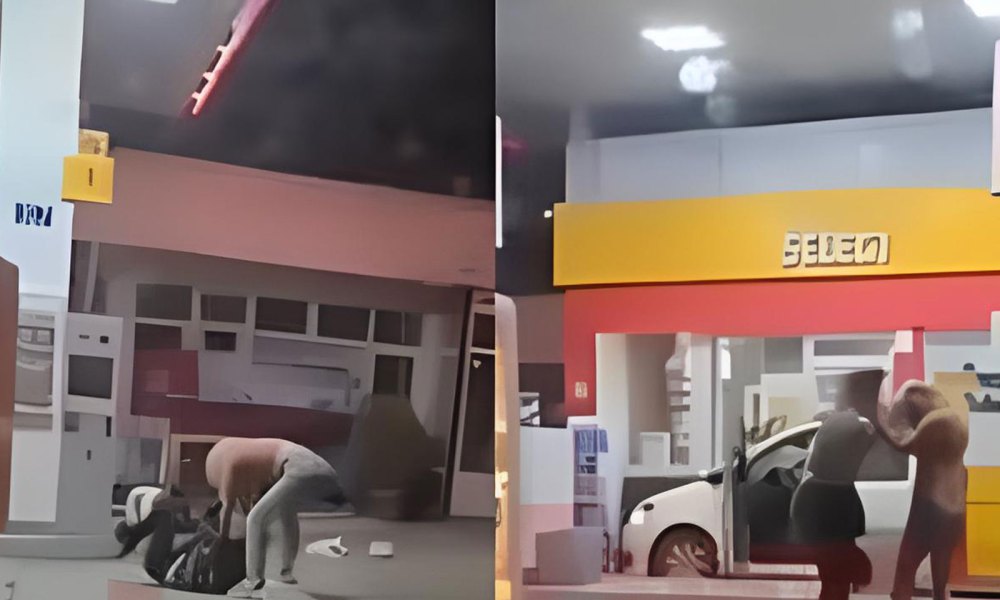 Kapje nga flokët dhe grushte e shkelma, 5 vajza dhunohen brutalisht me njëra-tjetrën në një karburant