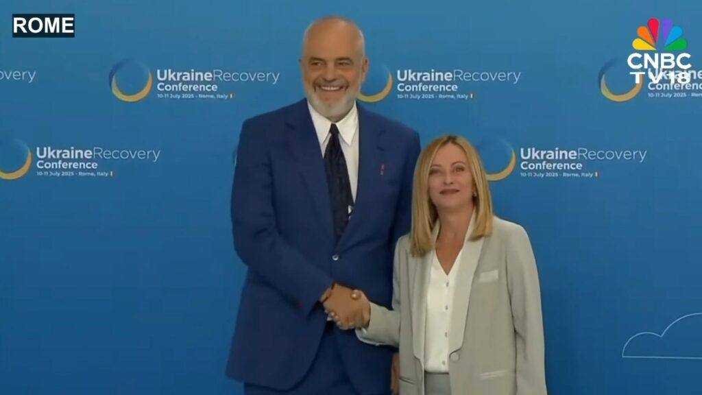 Liderët botërorë zbresin në Romë për Konferencën mbi Rimëkëmbjen e Ukrainës. I pranishëm edhe  Rama