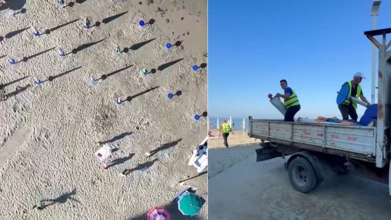 Lirimi i plazheve publike, Rama publikon pamjet nga aksioni ‘fshesa’ në zonën e Shkëmbit të Kavajës