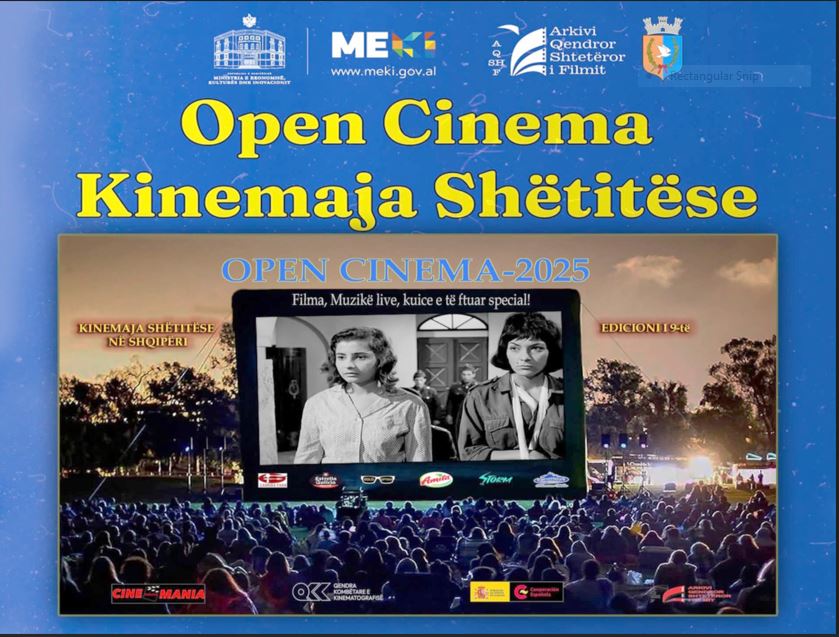 “Open Cinema 2025” me filma shqiptarë dhe të huaj, edicioni i nëntë nis nga Gramshi