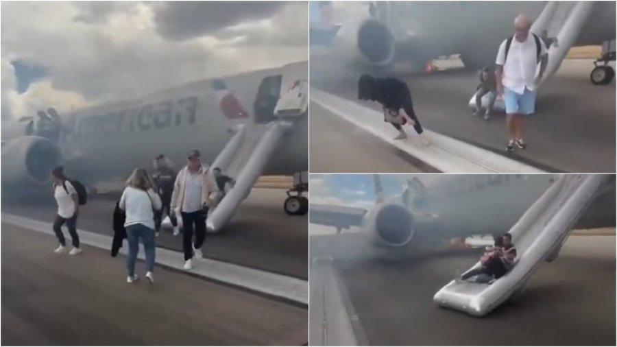 Panik në aeroportin e Denverit, pasagjerët evakuohen për shkak të zjarrit nën aeroplan