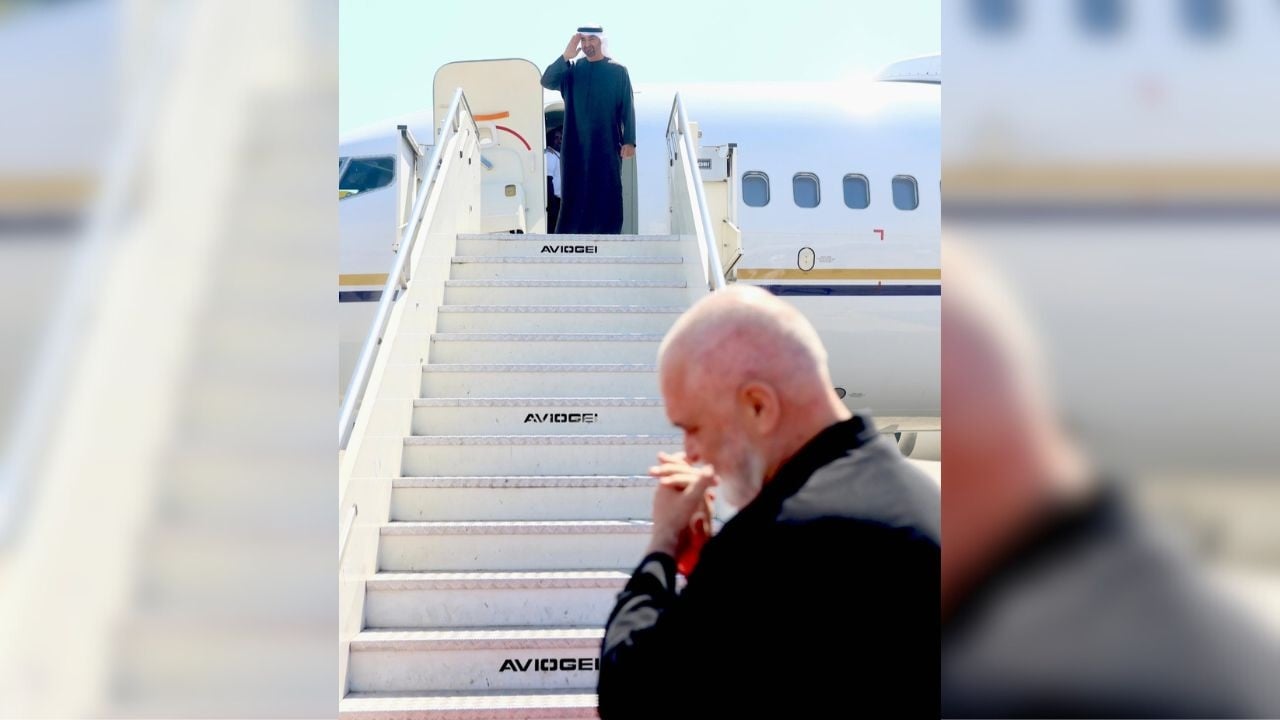 Presidenti i Emirateve Arabe mbyll vizitën në Shqipëri, përcillet nga Rama në aeroport