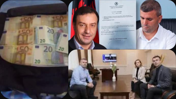 Pritet video/ Skandali me tenderin e shkollës “Avni Rustemi”. Çanta me 120 MLN lekë në shtëpinë e nënkryetarit