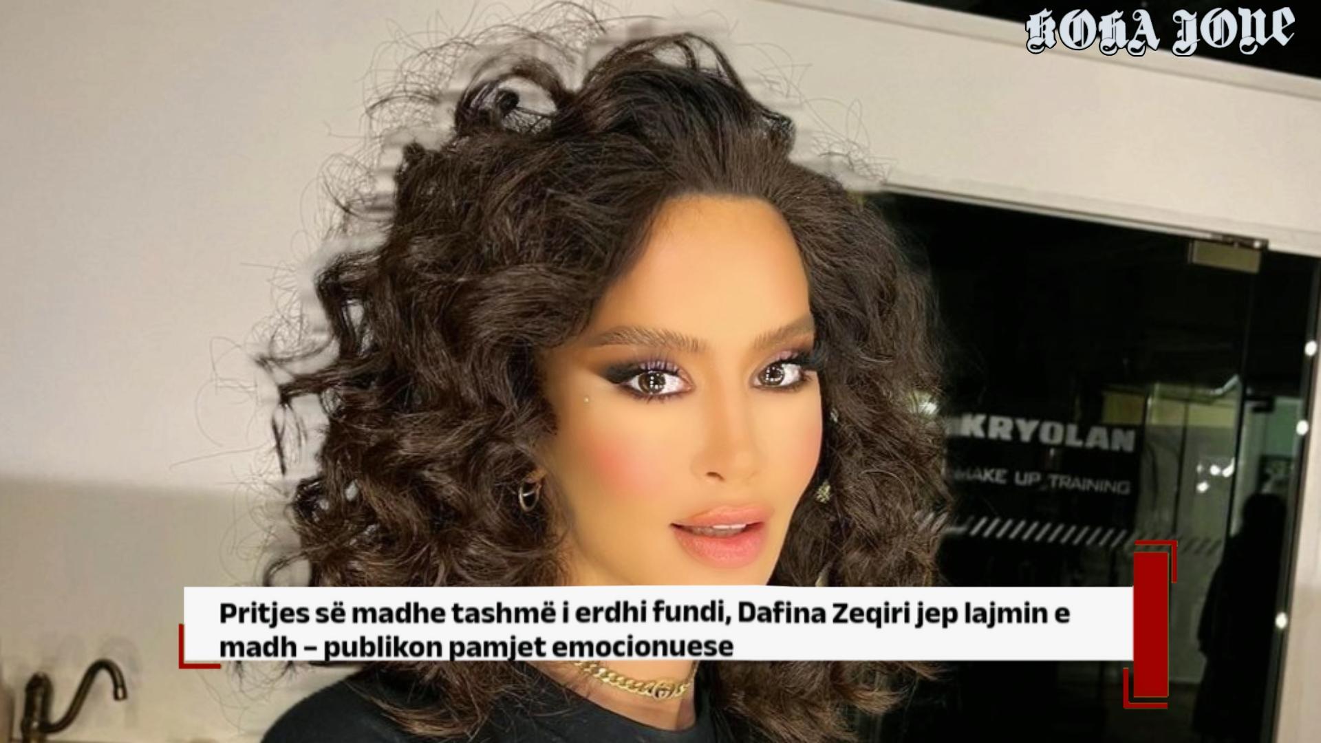 Pritjes së madhe tashmë i erdhi fundi, Dafina Zeqiri jep lajmin e madh – publikon pamjet emocionuese