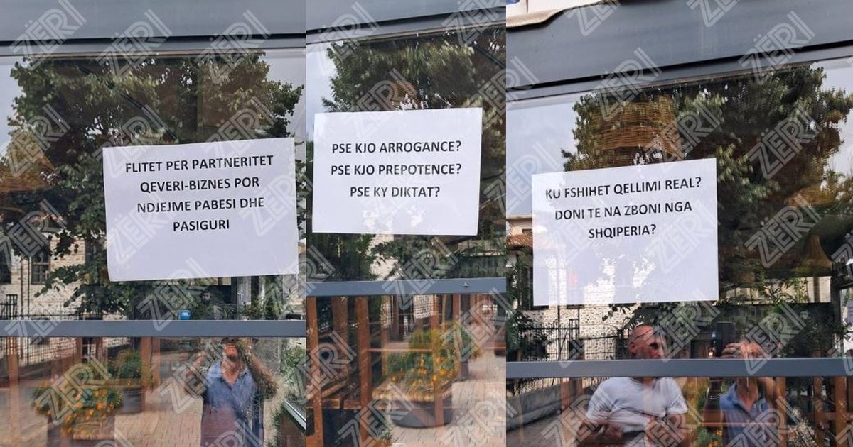 “Protesta e heshur” e pronarëve të bizneseve në Korçë kundër aksionit të qeverisë për lirimin e hapësirave publike!