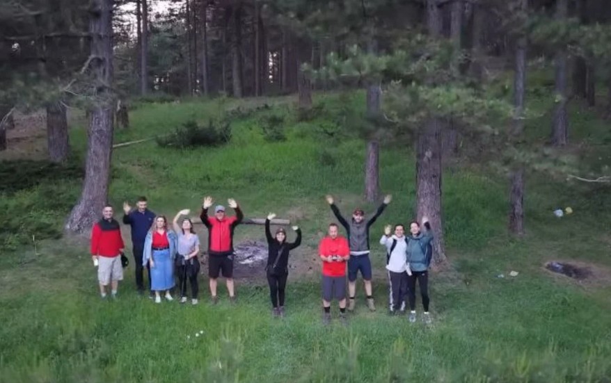 Rama ndan pamjet nga liqeni i zi në Radomirë (VIDEO)