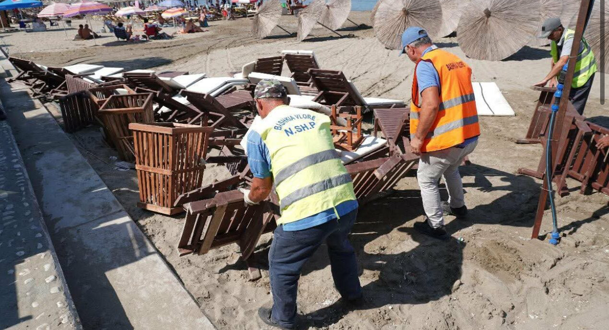 Rama publikon pamjet nga aksioni në Lungomare: Një tjetër sipërfaqe publike u është rikthyer turistëve dhe qytetarëve