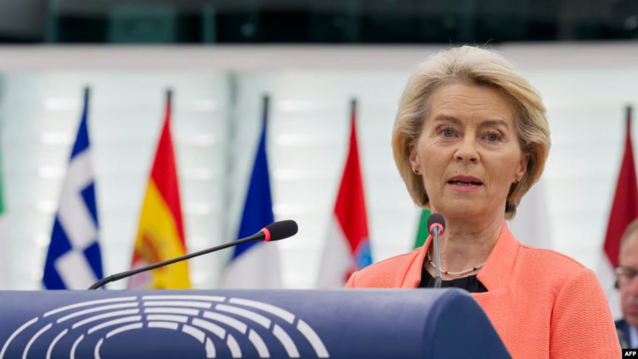 Shefja e BE-së, Ursula von der Leyen i mbijeton votëbesimit në Parlamentin Evropian