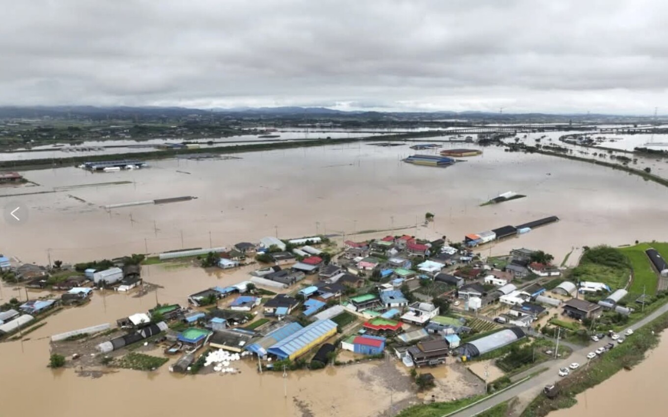 Shira të rrëmbyeshëm në Korenë e Jugut, të vdekur, të zhdukur dhe mijëra të zhvendosur