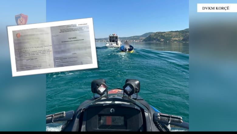 Shkeli perimetrin e sigurisë me varkën në liqen dhe rrezikoi pushuesit, 100 mijë lekë gjobë pronari