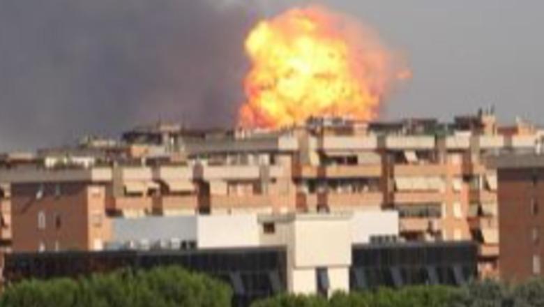 Shpërthim i fuqishëm në Romë, pasi një depozitë karburanti dhe gazi morën flakë, 9 të plagosur