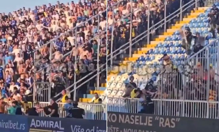 Trazira në Novi Pazar, tifozeria boshnjake sulmon polakët dhe serbët pas thirrjeve të tyre kundër Kosovës (VIDEO)