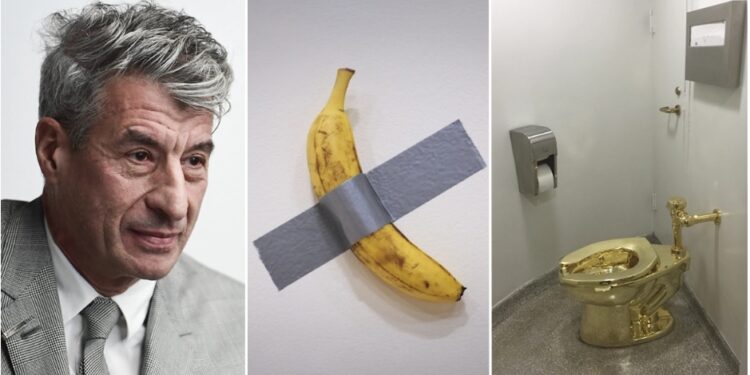 Tualet floriri dhe një banane 6 milionë $/ Kush është artisti që ka “tronditur” botën?