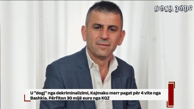 U ”dogj” nga dekriminalizimi, Kajmaku merr pagat për 4 vite nga Bashkia. Përfiton 30 mijë euro