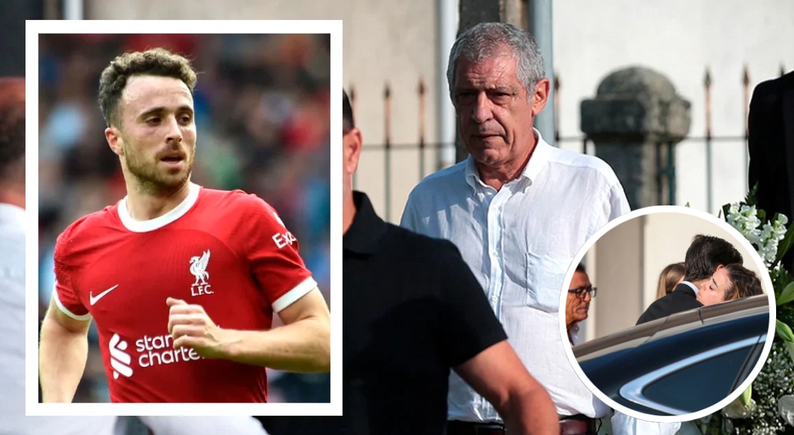 U dogjën në Lamborghini pas aksident, i jepet sot lamtumira e fundit Diogo Jotës dhe vëllait të tij! Bashkëshortja e futbollistit, zemërthyer në funeral