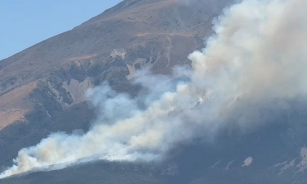 Vatër zjarri pranë doganës së Gorricës/ Pala maqedonase pezullon përkohësisht punën