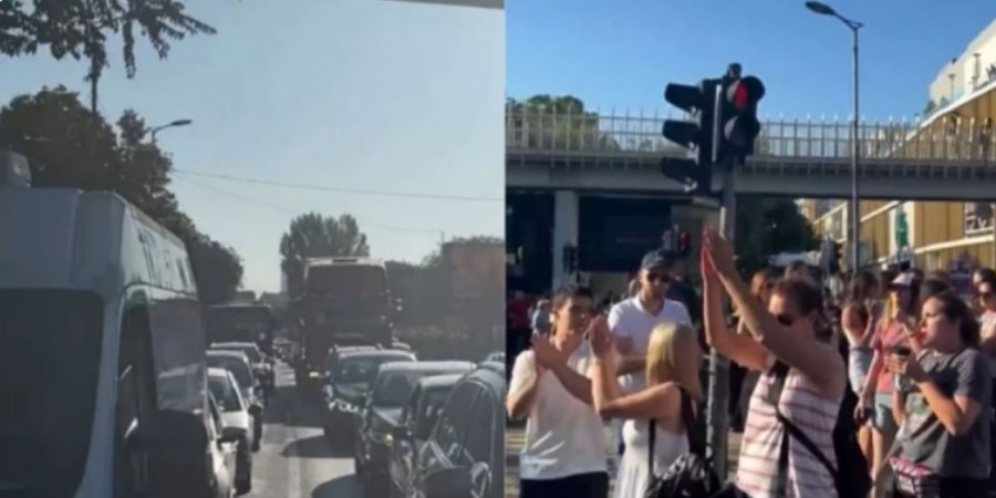 Vazhdojnë protestat në Serbi! Shoferët ndalin makinat në mes të rrugës, refuzojnë të lëvizin