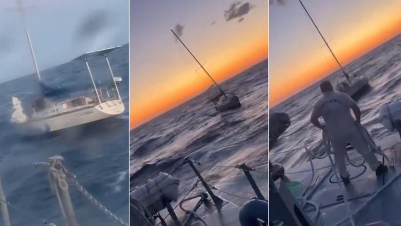 Veliera pësoi defekt, shpëtohen 3 persona në afërsi të Gjirit të Gramës