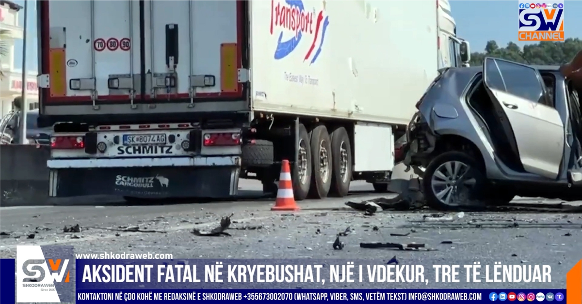 VIDEO – Aksidenti fatal në Kryebushat, vajza e mitur që mbijetoi me nënën e vëllain, dërgohet tek Trauma…