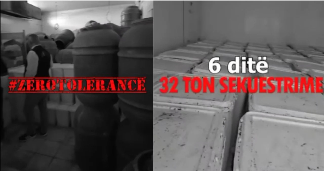 VIDEO/ Bulmeti dhe mishi pa fatura, Rama tregon bilancin: 32 ton të sekuestruara në 6 ditë