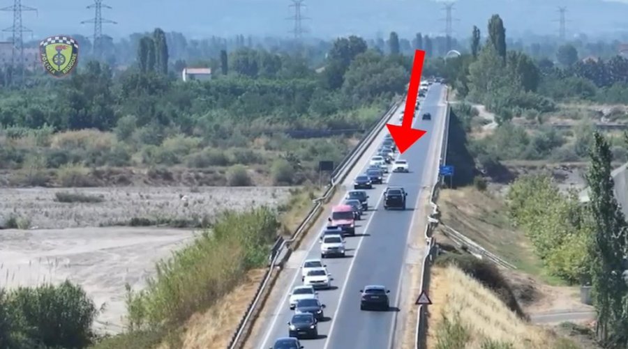 VIDEO/ Droni ‘djeg’ shoferët, 3000 gjoba në një javë