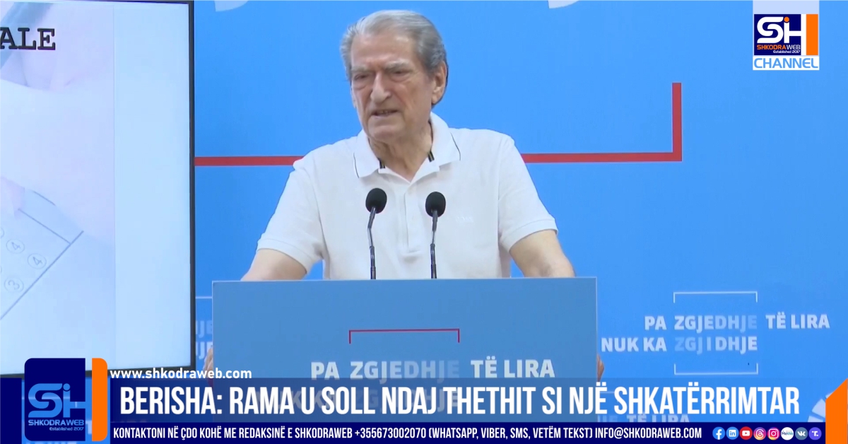 VIDEO- “Edi Rama u soll ndaj Thethit si një shkatërrimtar”, kryetari i PD- së Berisha flet për aksionin e IKMT