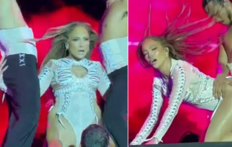 VIDEO/ Jennifer Lopez “kryqëzohet” nga fansat, improvizon skena intime në mes të koncertit