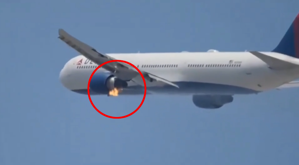 VIDEO/ Motori shpërtheu në flakë gjatë ngritjes, avion me 300 persona bën ulje emergjente në Los Angeles