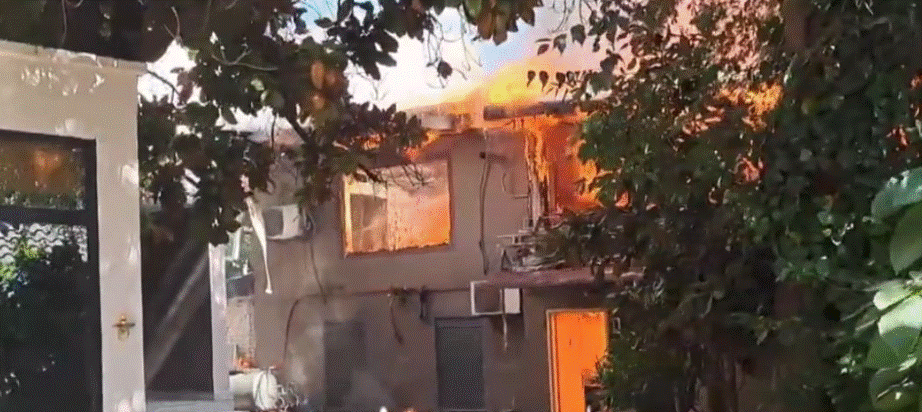 Zjarr te Pazari i ri në Tiranë, shkrumbohet banesa