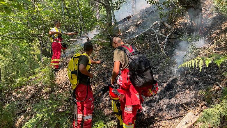 Zjarret në vend, Ministria e Mbrojtjes: Janë raportuar 32 vatra, 9 mbeten ende aktive