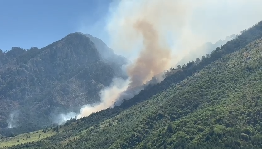 Zjarri në Dukat ende aktiv, zjarrfikësit luftojnë me flakët
