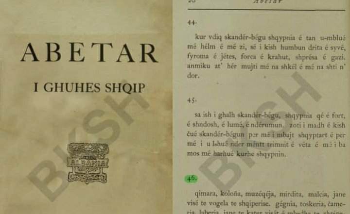 Abetarja e Shqipes shkruar në gegërishten e shtrenjtë, në Belgjikë, flet kaq madhërisht për ata që i vunë firmën historisë së popullit tonë