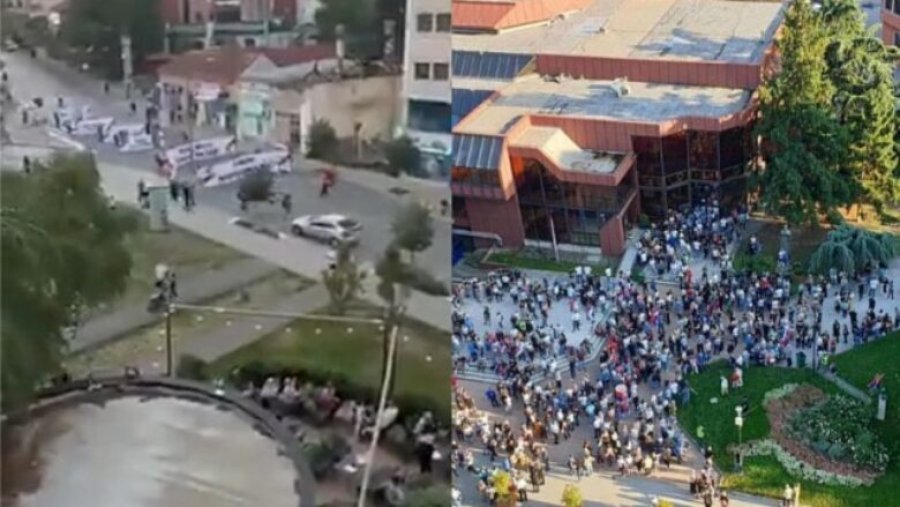 Autoritetet serbe pretendojnë se 70 mijë njerëz morën pjesë në protestat e thirrura nga partia e Vuçiqit, pamjet filmike tregojnë krejt ndryshe
