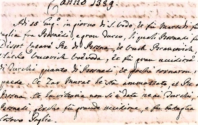 Beteja e Kosovës ndërmjet realitetit dhe mitit