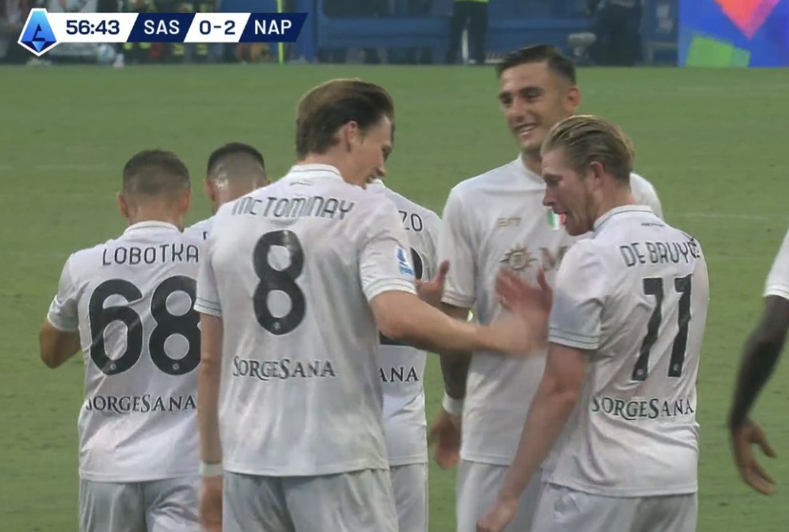 De Bruyne, si vera e vjetër… Napoli e nis me këmbë të mbarë, fiton pa probleme ndaj Sassuolo-s (video)