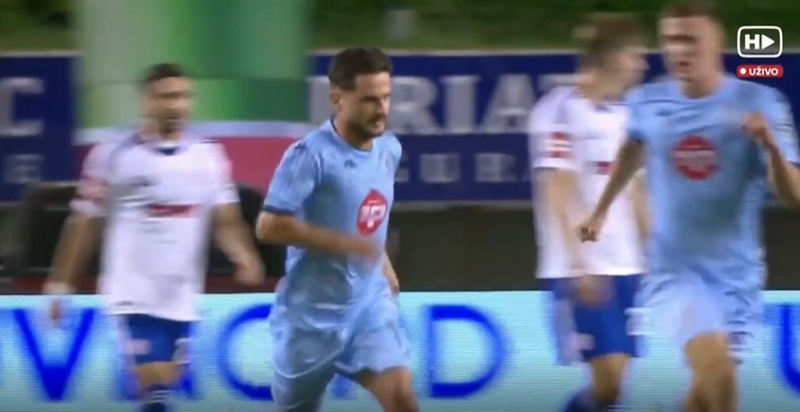 Dejvu Bregu shënon gol spektakolar ndaj Hajduk Split (VIDEO)