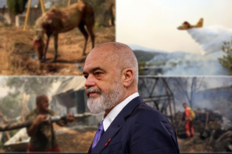 Delvina, shkrumb e hi/ Zjarri na dogji edhe shpresën!