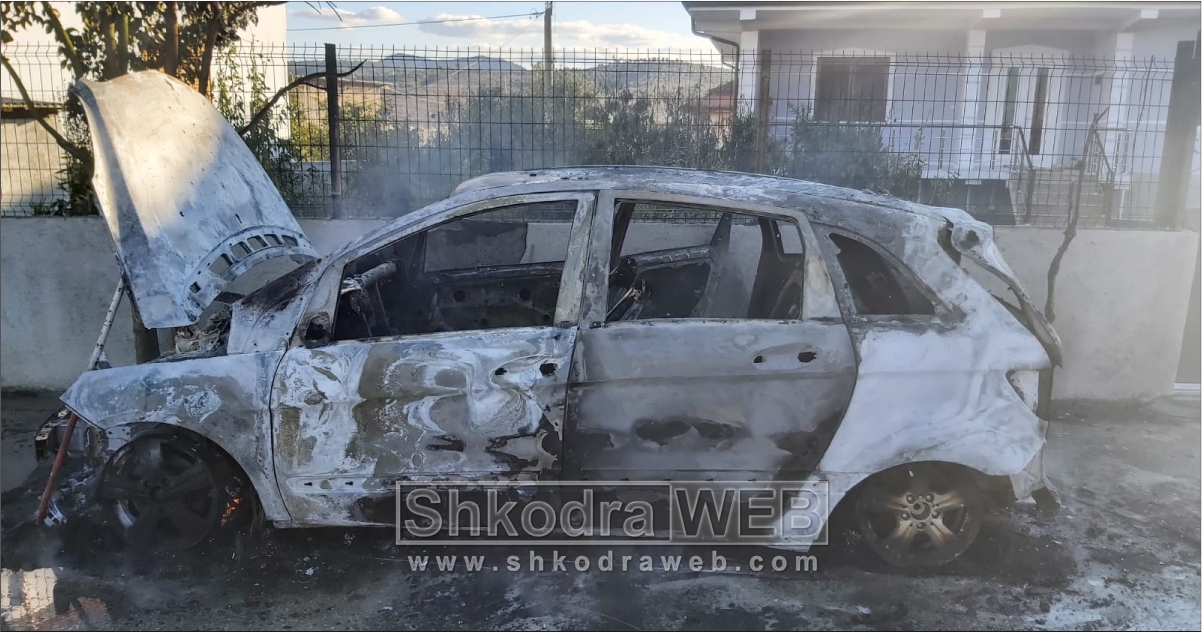 Digjet në Malësi të Madhe makina e parkuar pranë banesës, dyshimet e para të policisë për ngjarjen…