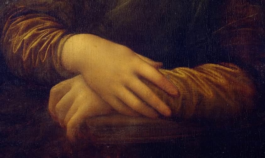 Duart e kryqëzuara të Mona Lizës, kod i fshehur i Leonardo da Vinçit