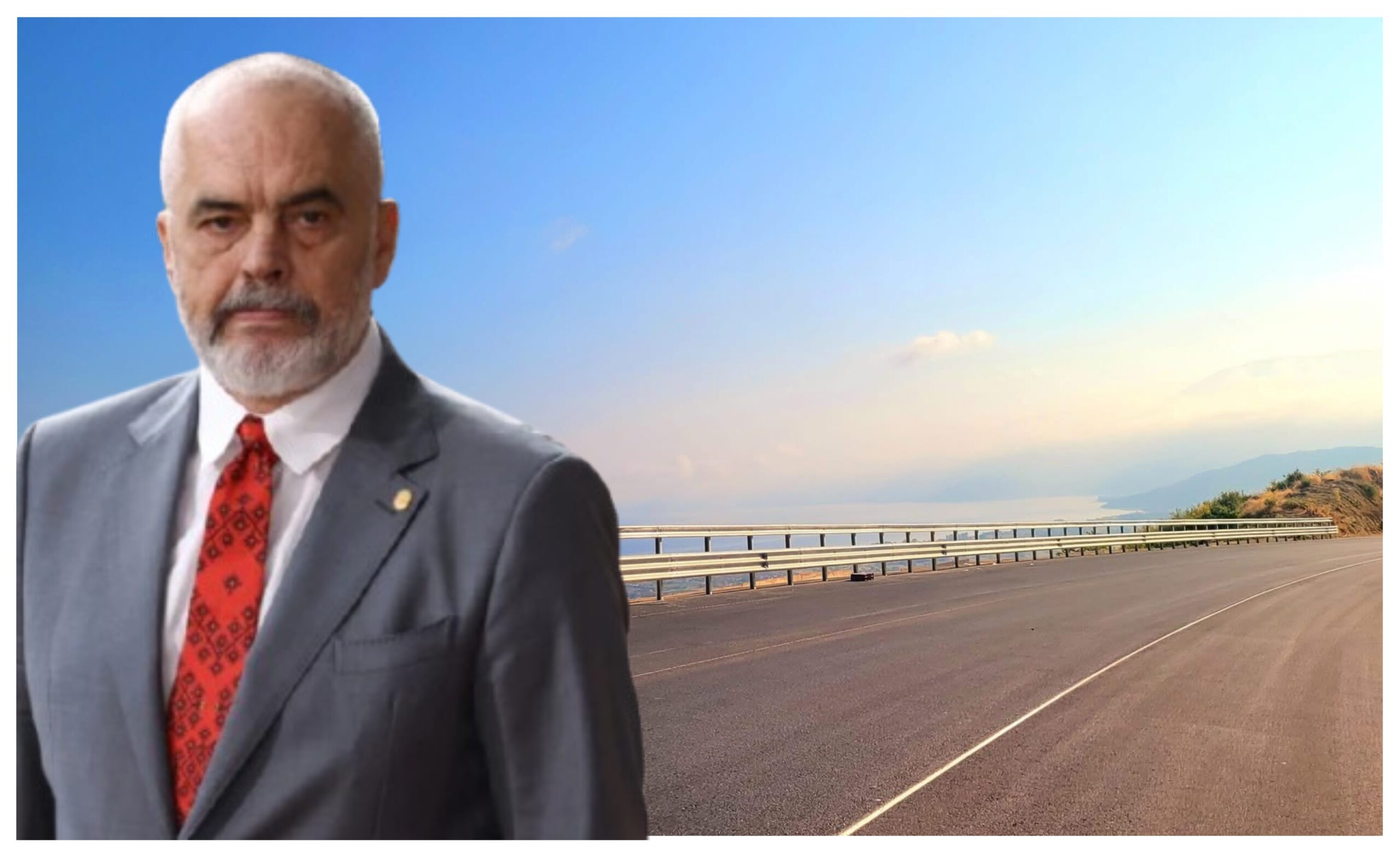 E nisi Berisha, pas 15 vitesh Rama mburret me asfaltin e rrugës ende papërfunduar Qukës-Qafë Plloçë