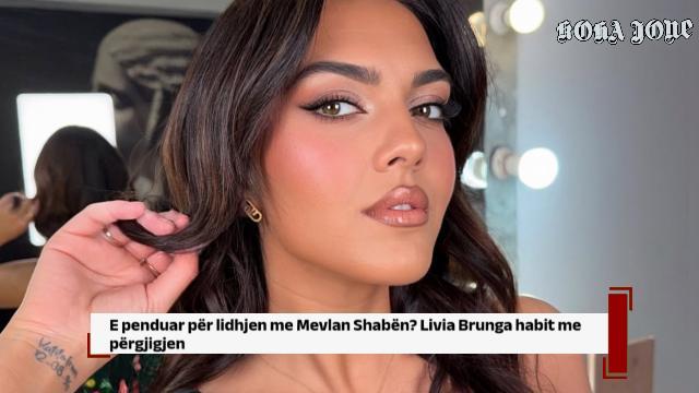 E penduar për lidhjen me Mevlan Shabën? Livia Brunga habit me përgjigjen